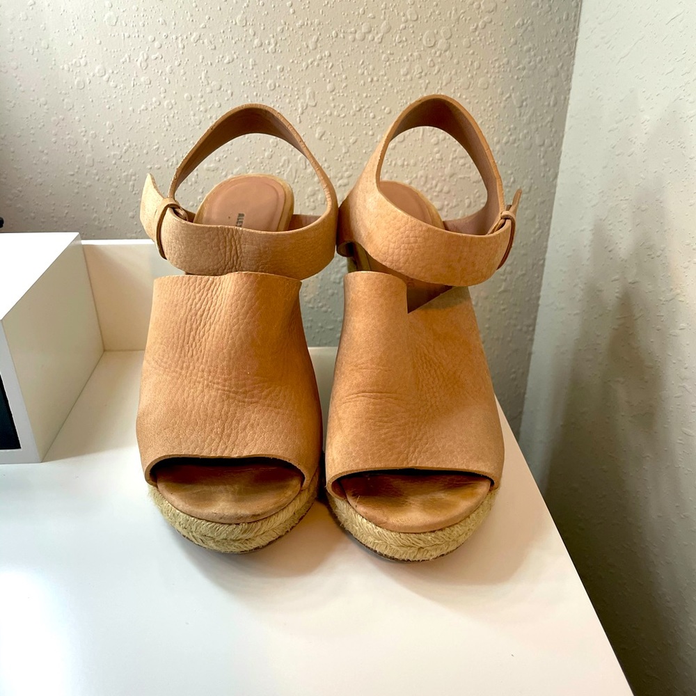 NIB Alexander Wang Espadrille Wedge Blush